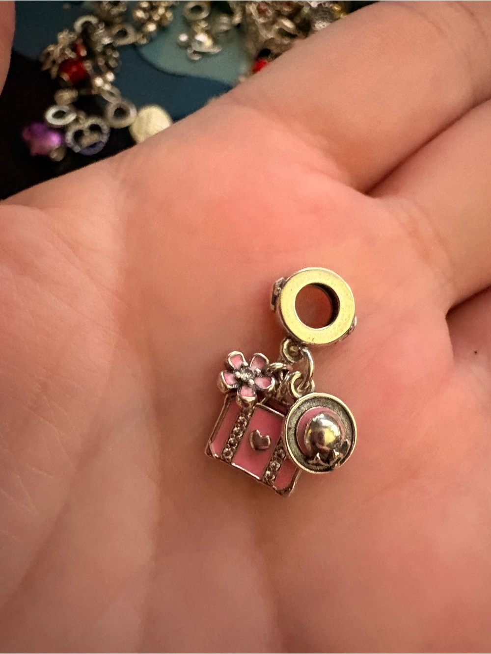 S925 hat and purse charm Linx